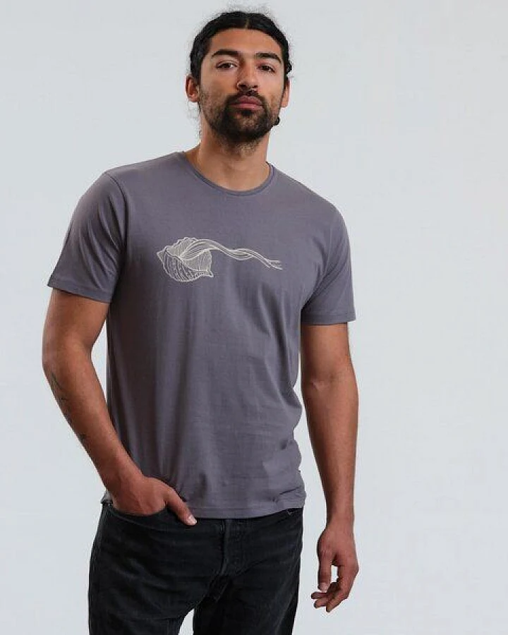 GARY MASH T-Shirt Muschel aus Biobaumwolle