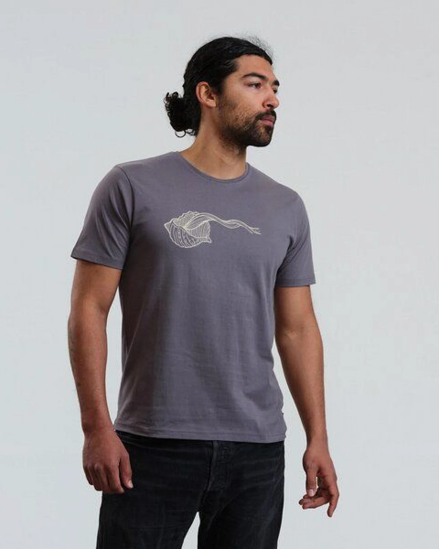 GARY MASH T-Shirt Muschel aus Biobaumwolle – Ansicht 3