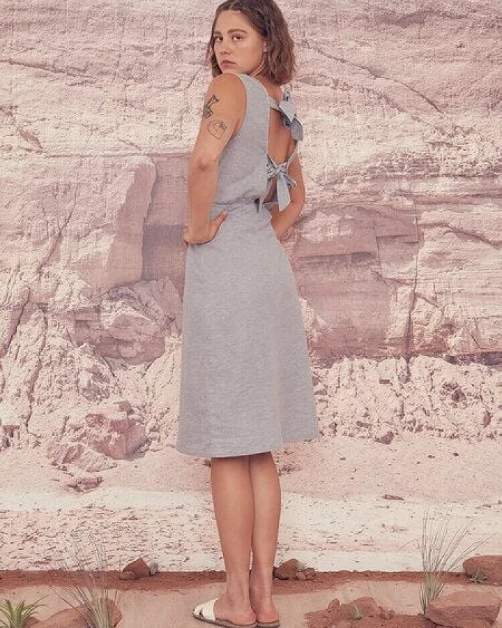 bleed Hanno Hanf Lyocell (TENCEL) Kleid Blau