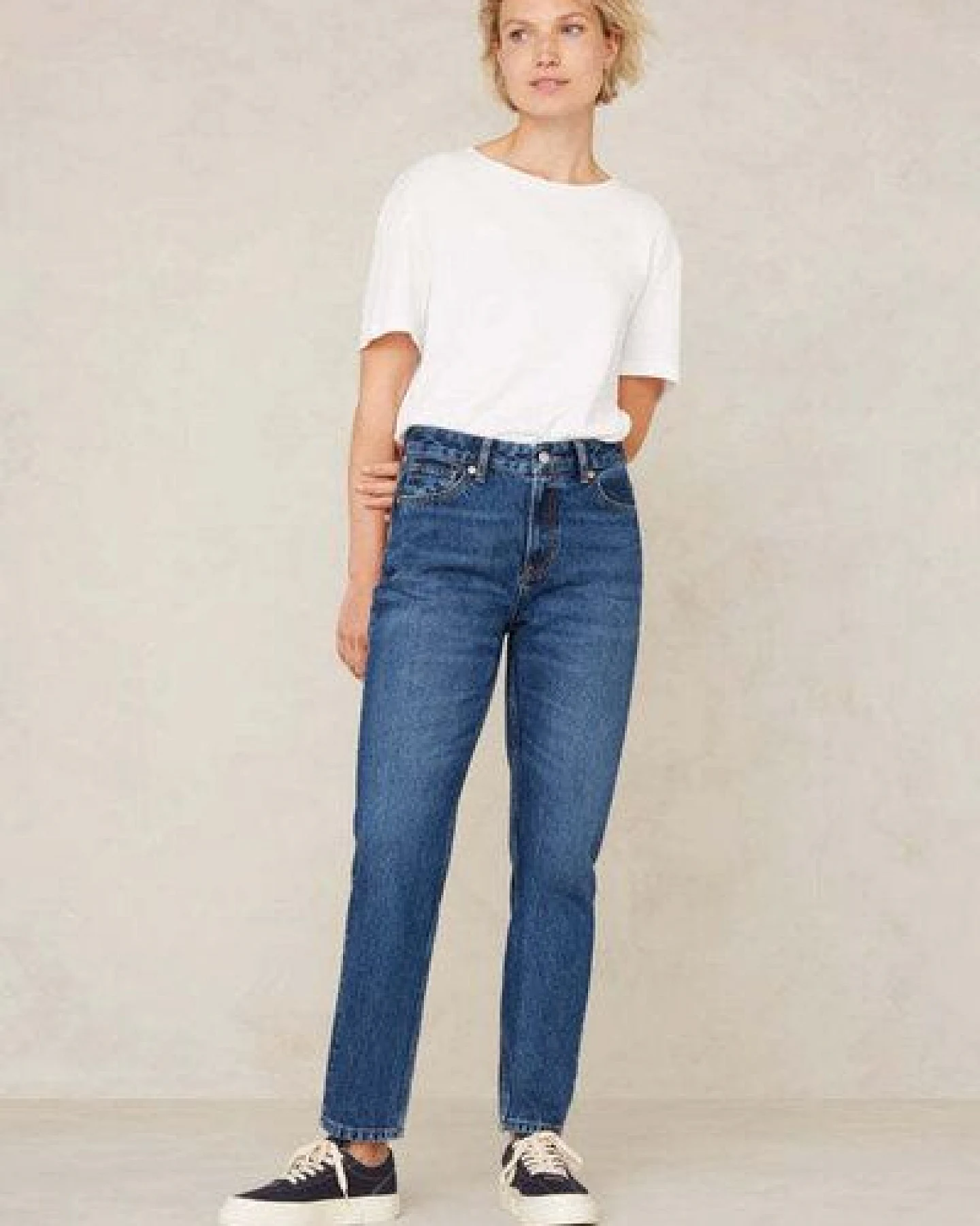 Kings Of Indigo Jeans Caroline Cropped (stanley mid used) – Ansicht 3