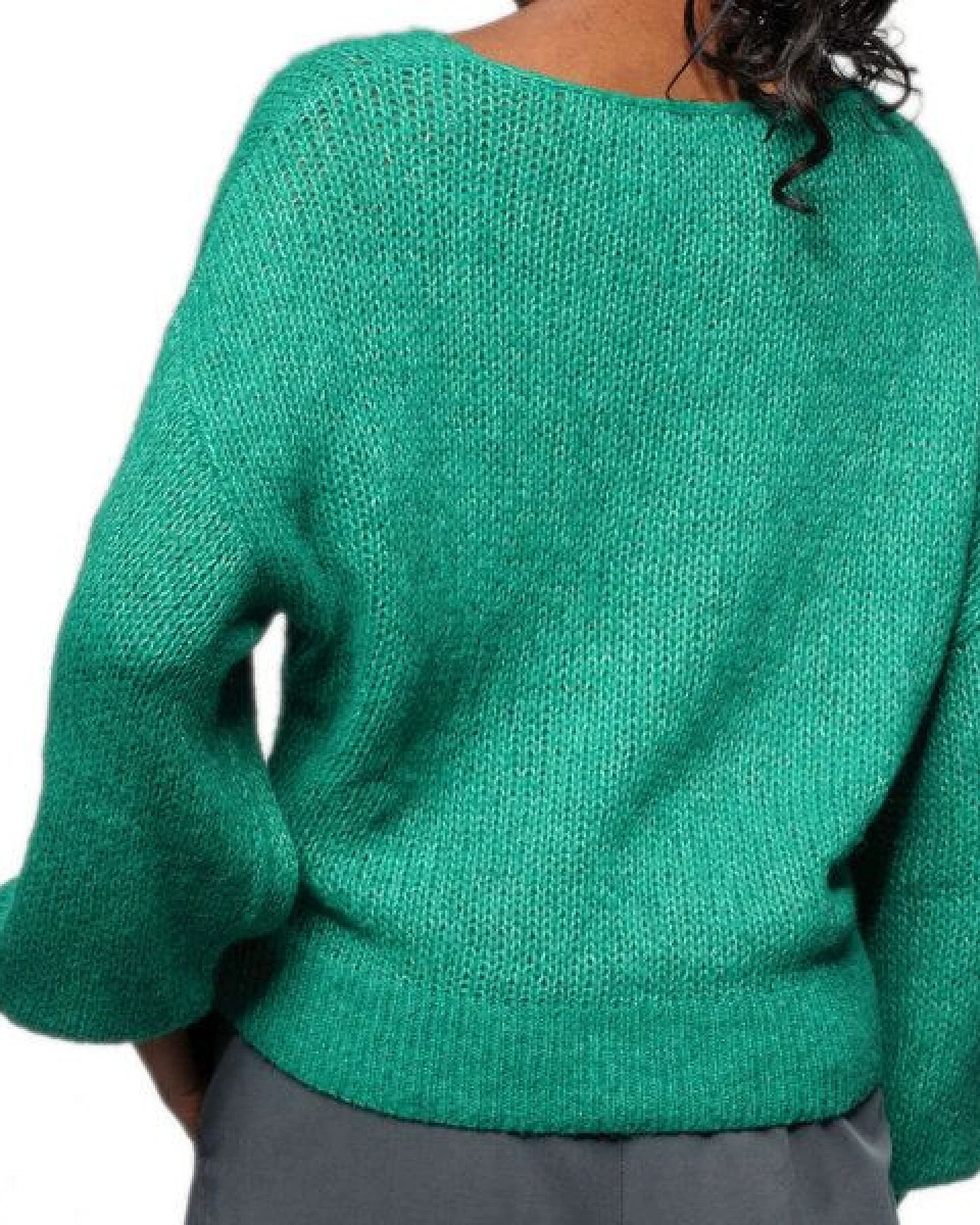 Alma & Lovis Leichter Pullover im Loose-Fit aus zartem Alpakastrick – Ansicht 2