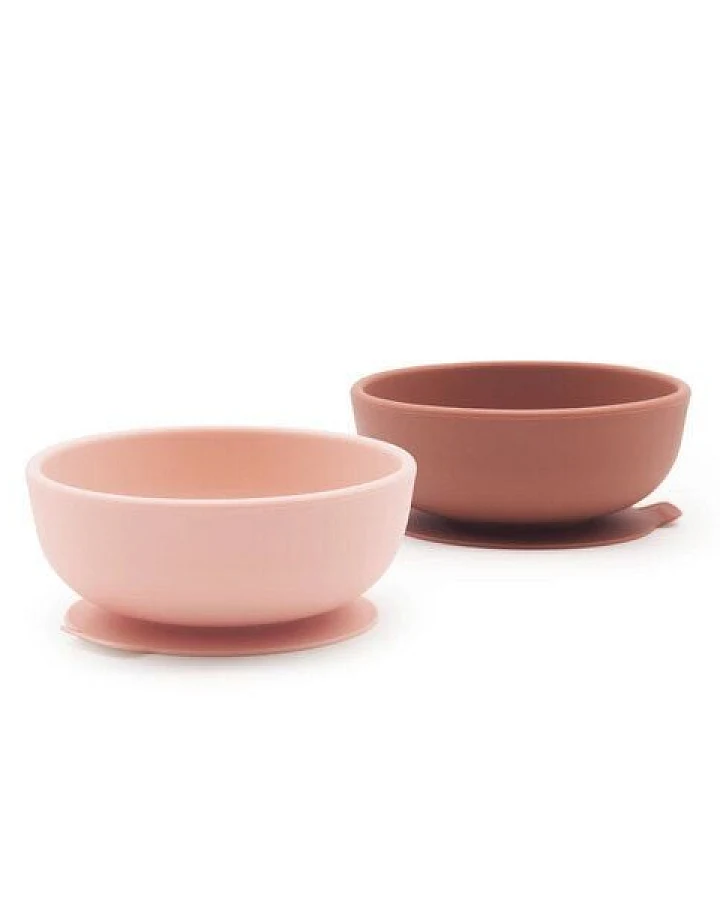 EKOBO Schale mit Saugfuß 2er Set - aus Silikon