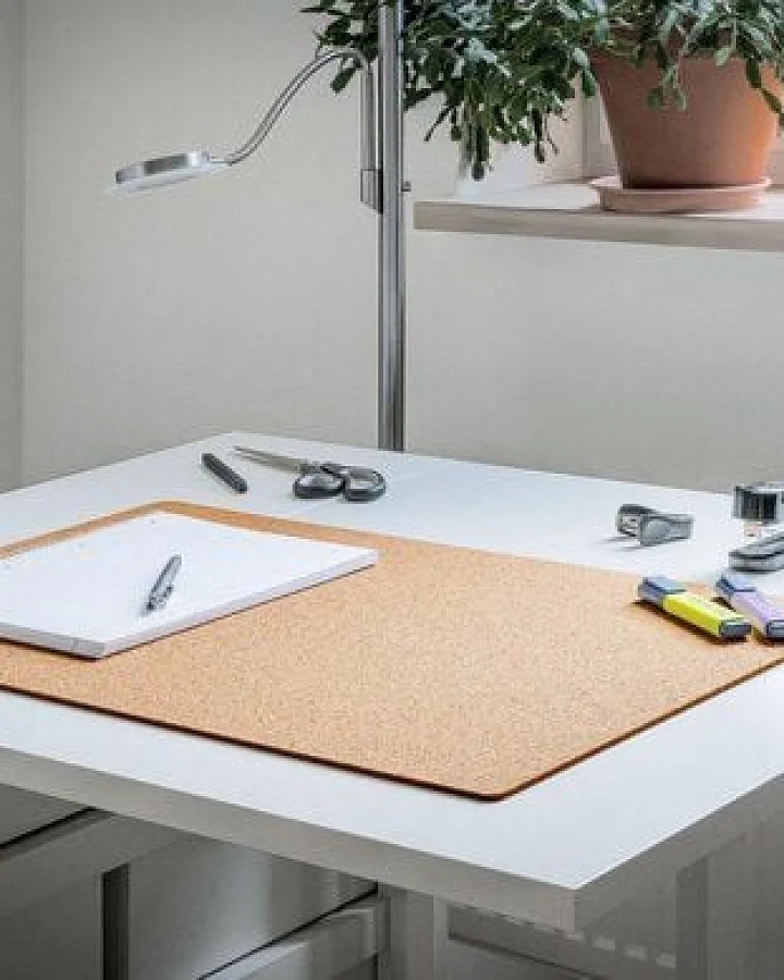 Kork-Deko Schreibunterlage aus Kork für Büro & Homeoffice
