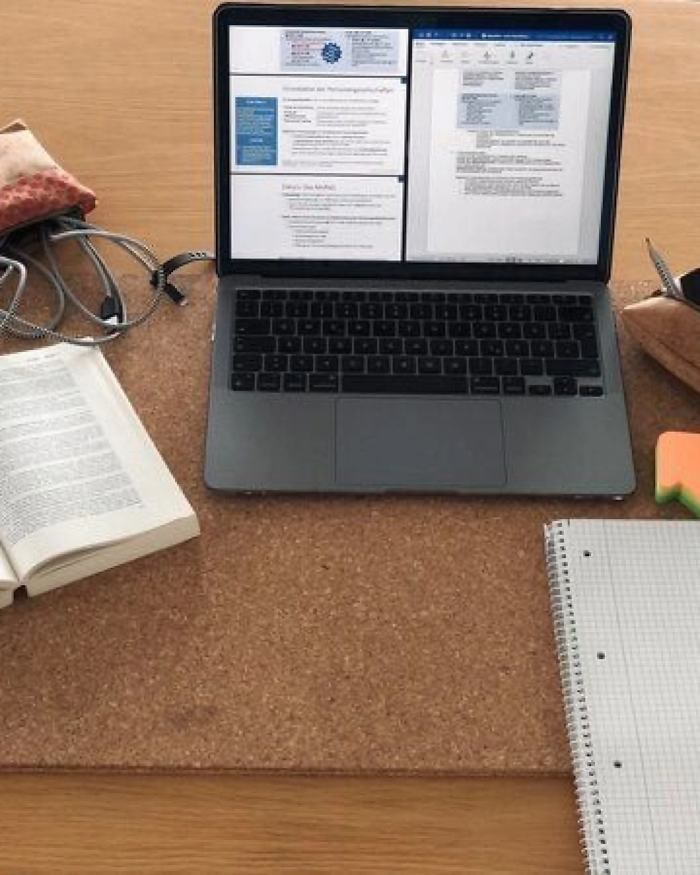 Kork-Deko Schreibunterlage aus Kork für Büro & Homeoffice – Ansicht 4