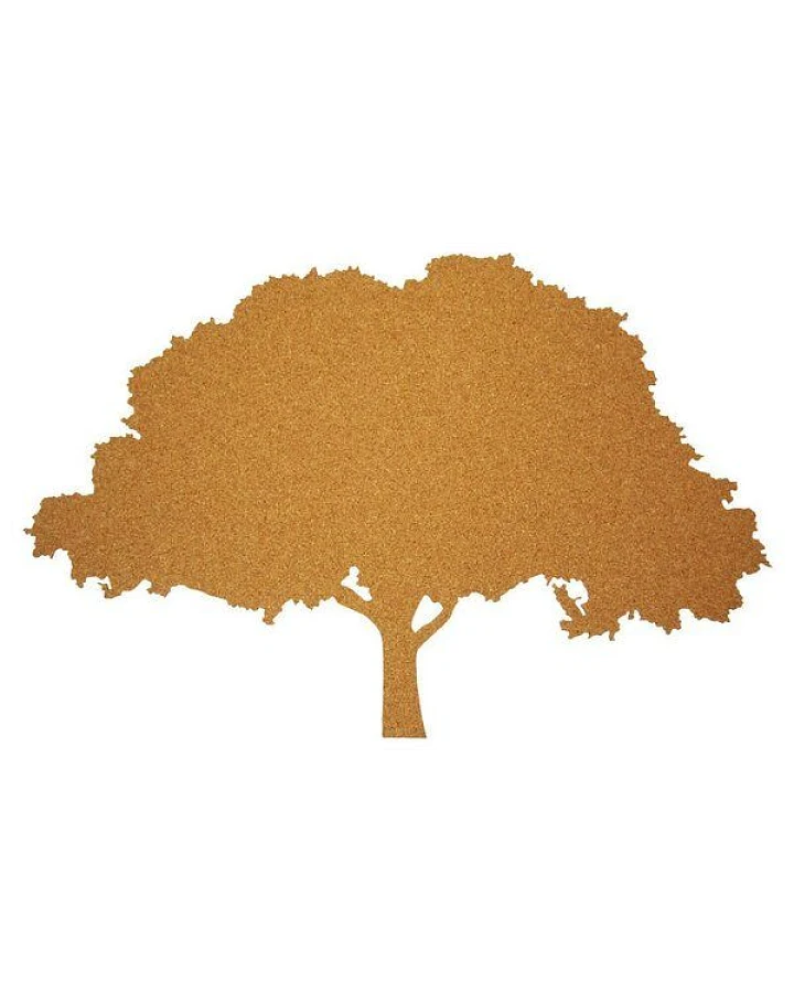 Kork-Deko Pinnwand in Baum-Form - "CORKWORLD" Kork-Pinnwand Wanddeko