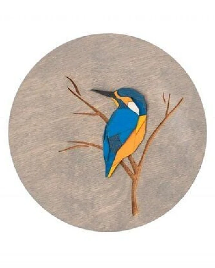 BeWooden Wanddekoration aus Holz - Motiv Vogel - Mehrerere Varianten