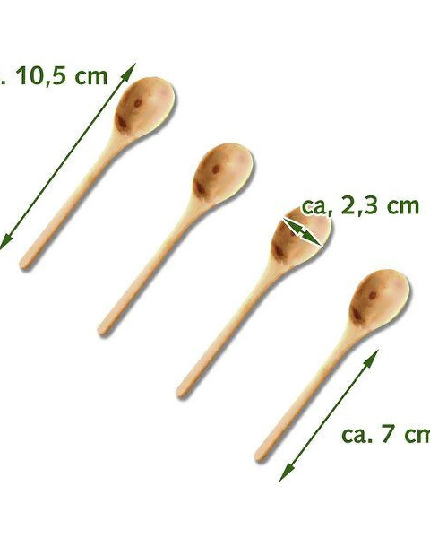 NATUREHOME Besteckset Tafelbesteck aus Olivenholz Handarbeit Mediterran – Ansicht 3