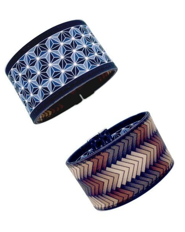 Profil (braun) / Grafisch (navy)