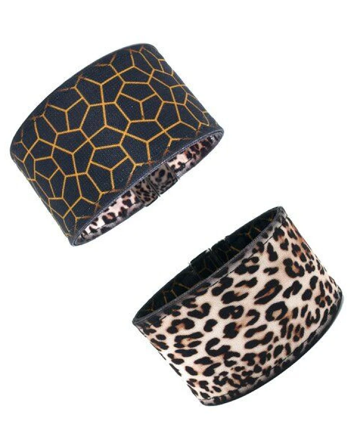 Waben (schwarz) / Leopard (braun)