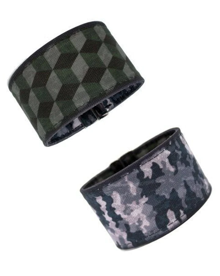 Würfel (oliv) / Camouflage (grau)