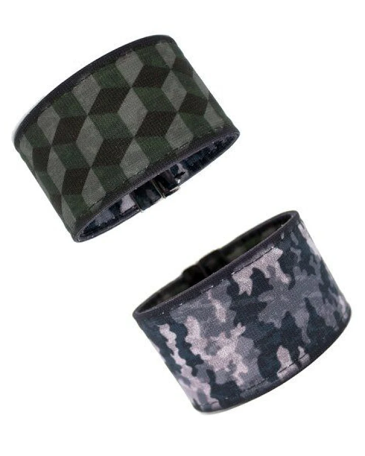 Würfel (oliv) / Camouflage (grau)