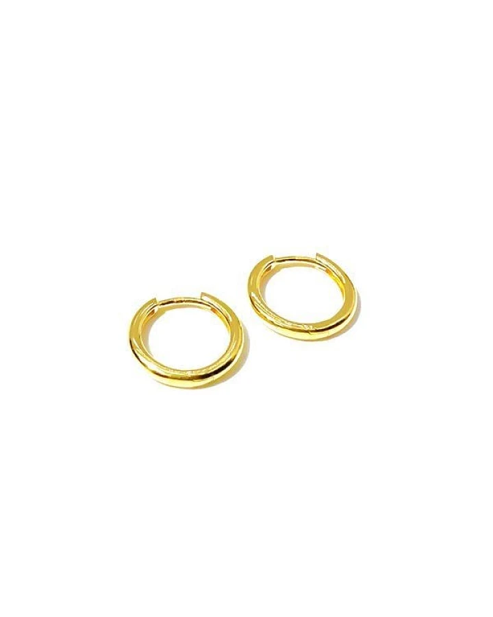 MOANINA Ohrringe Hoops Isabella - 925 Silber/18k Gold Vermeil