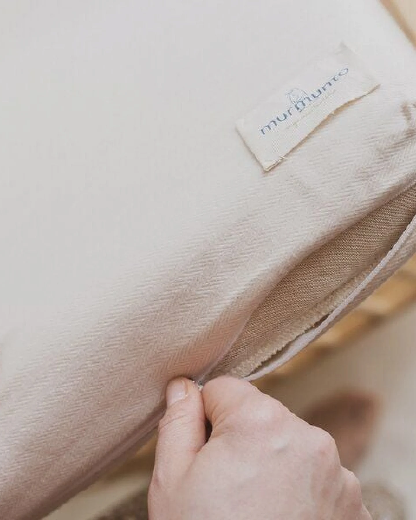 murmunto organics Wiegen und Beistellbett-Babymatratze "Coco Crib", vegan – Ansicht 2