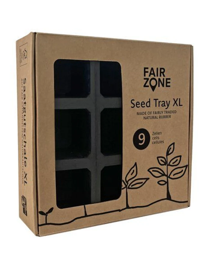 FAIR ZONE Saatgutschale XL – Anzuchttöpfe je 6 x 5,5 cm