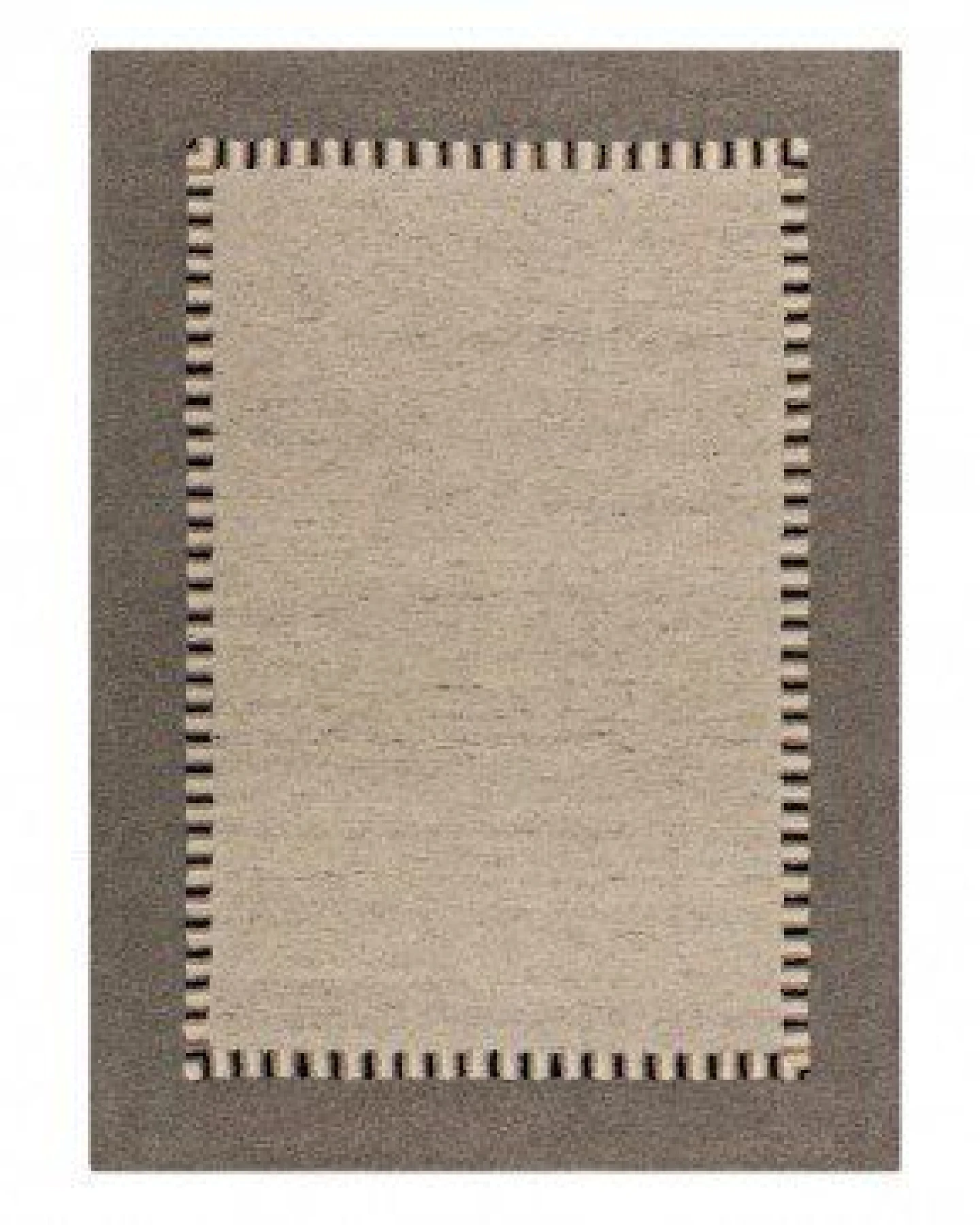 Prolana Handgefertigter Flor-Teppich Tuft "Tape" aus Wolle in Beige - versch. Größen – Ansicht 2