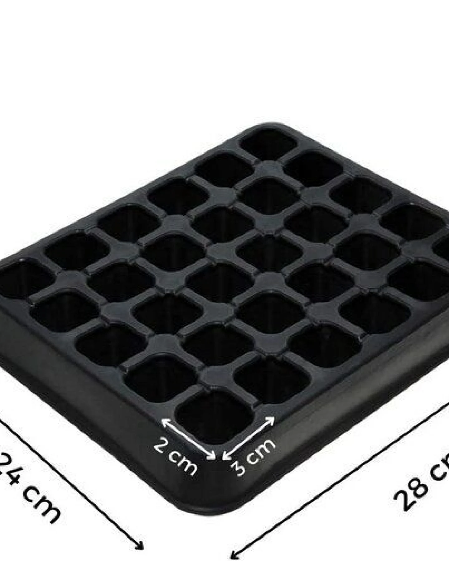 FAIR ZONE 30er Saatgutschale M – Anzuchttöpfe je 3 x 2 cm – Ansicht 2