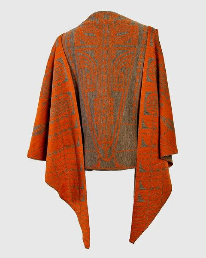 LANARTO slow fashion Schultertuch Pueblo aus mulesingfreier Merinowolle made in germany