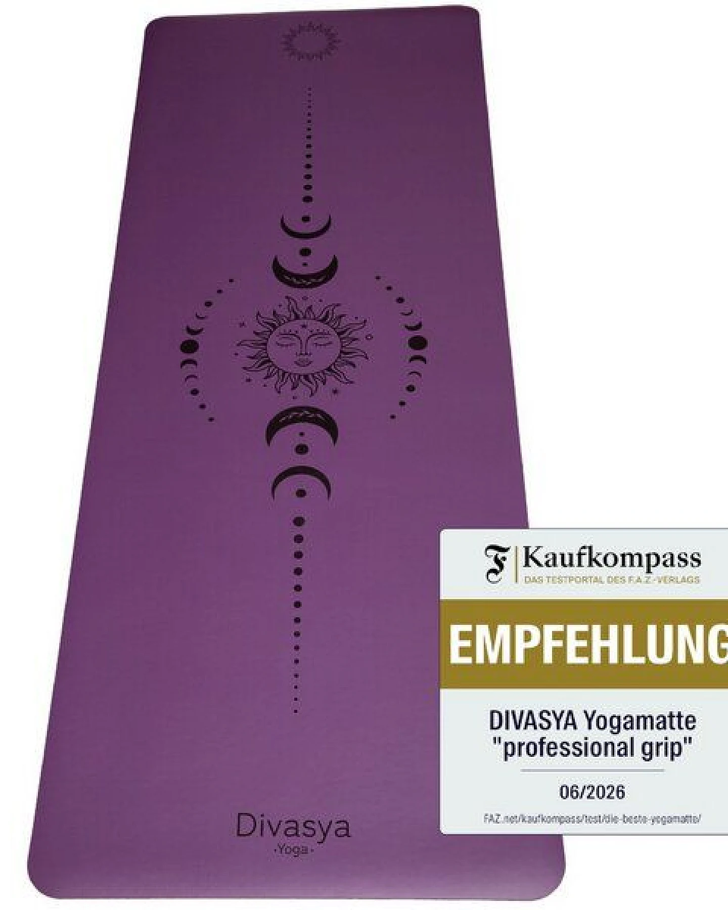 Divasya Yogamatte Naturkautschuk – Ansicht 3