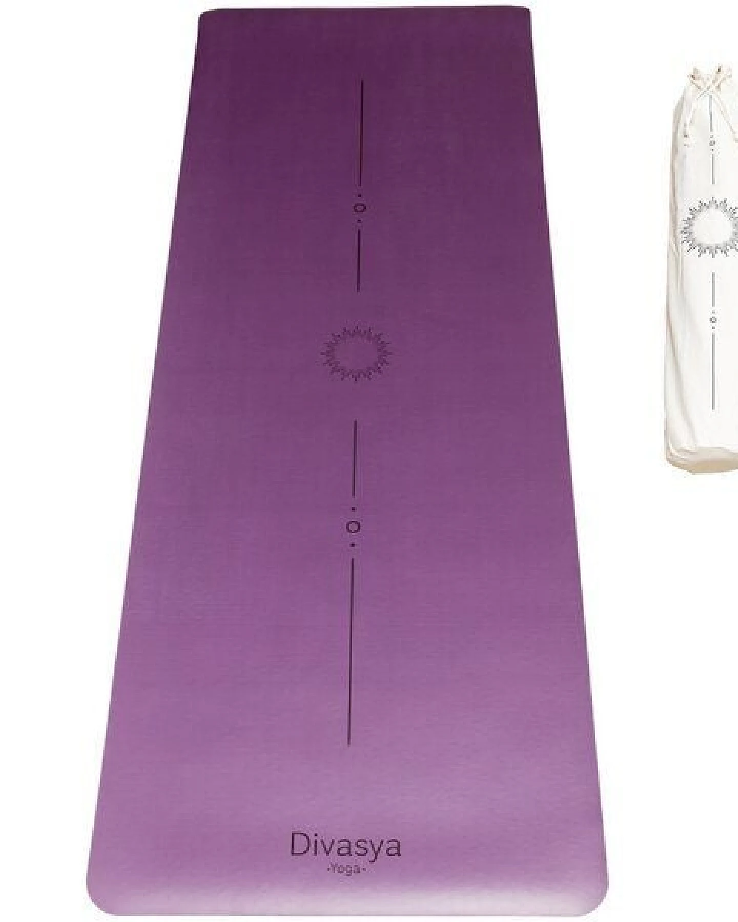 Divasya Yogamatte Naturkautschuk – Ansicht 4