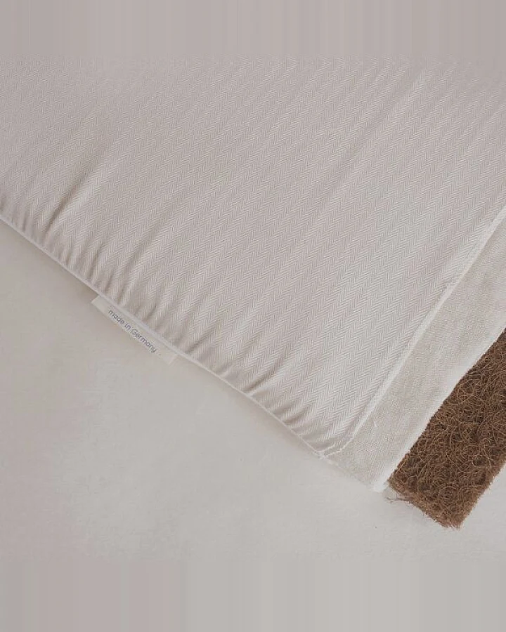 murmunto organics Wiegen und Beistellbett-Babymatratze "Coco Crib" mit Schurwolle