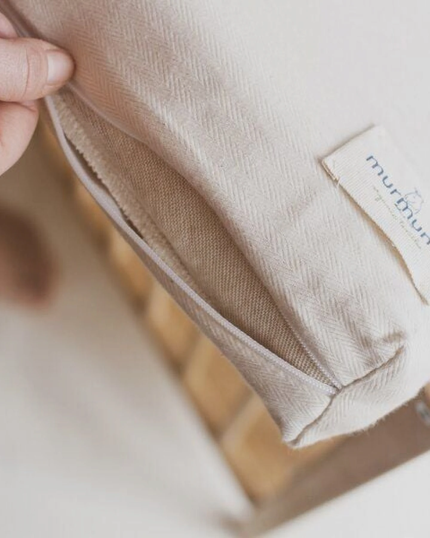 murmunto organics Wiegen und Beistellbett-Babymatratze "Coco Crib" mit Schurwolle – Ansicht 2