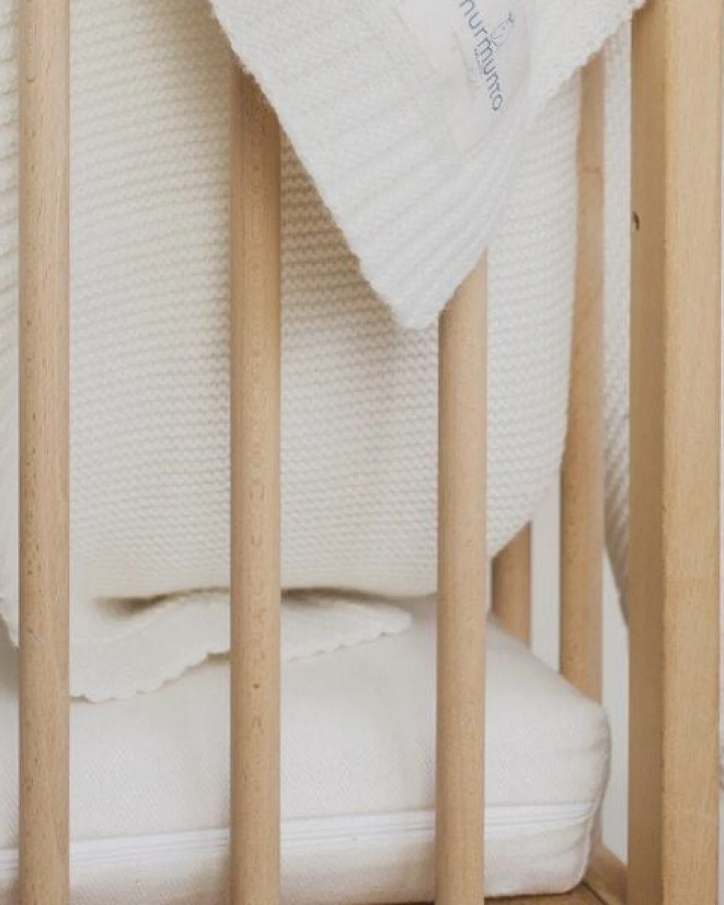 murmunto organics Wiegen und Beistellbett-Babymatratze "Coco Crib" mit Schurwolle – Ansicht 3