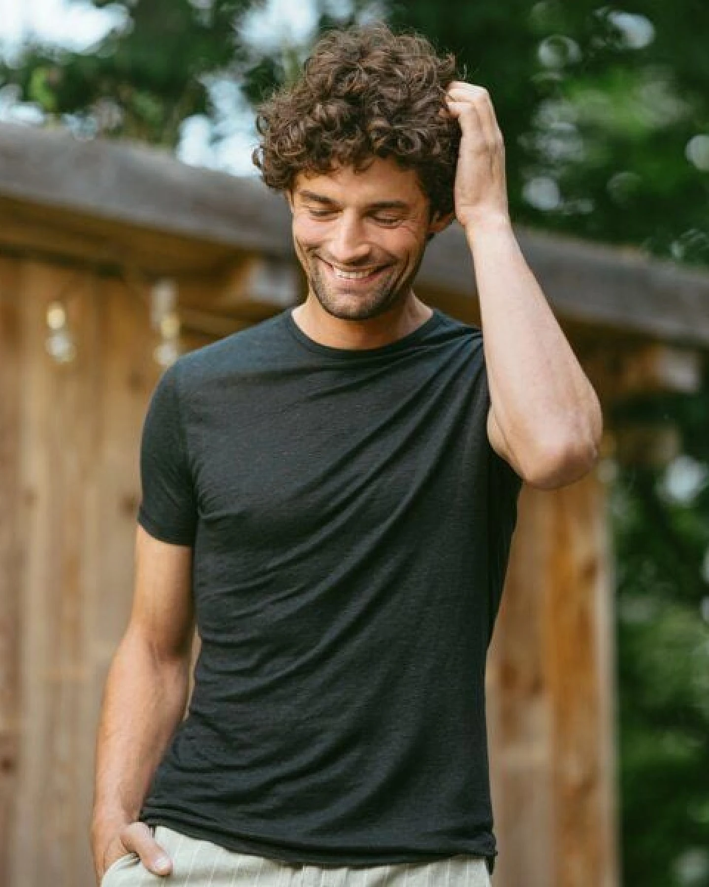 Living Crafts Leinen T-Shirt - ANDY – Ansicht 4