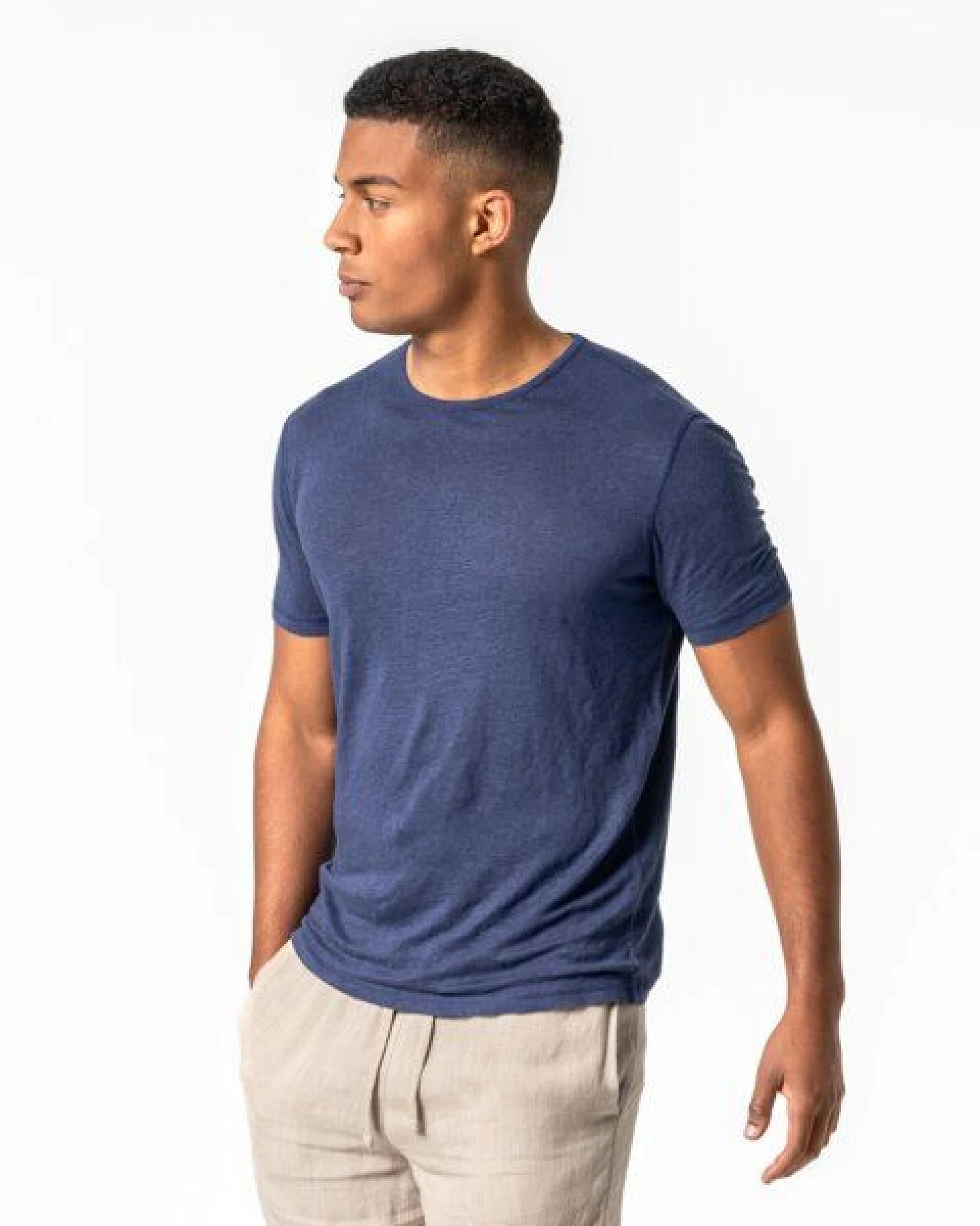 Living Crafts Leinen T-Shirt - ANDY – Ansicht 2