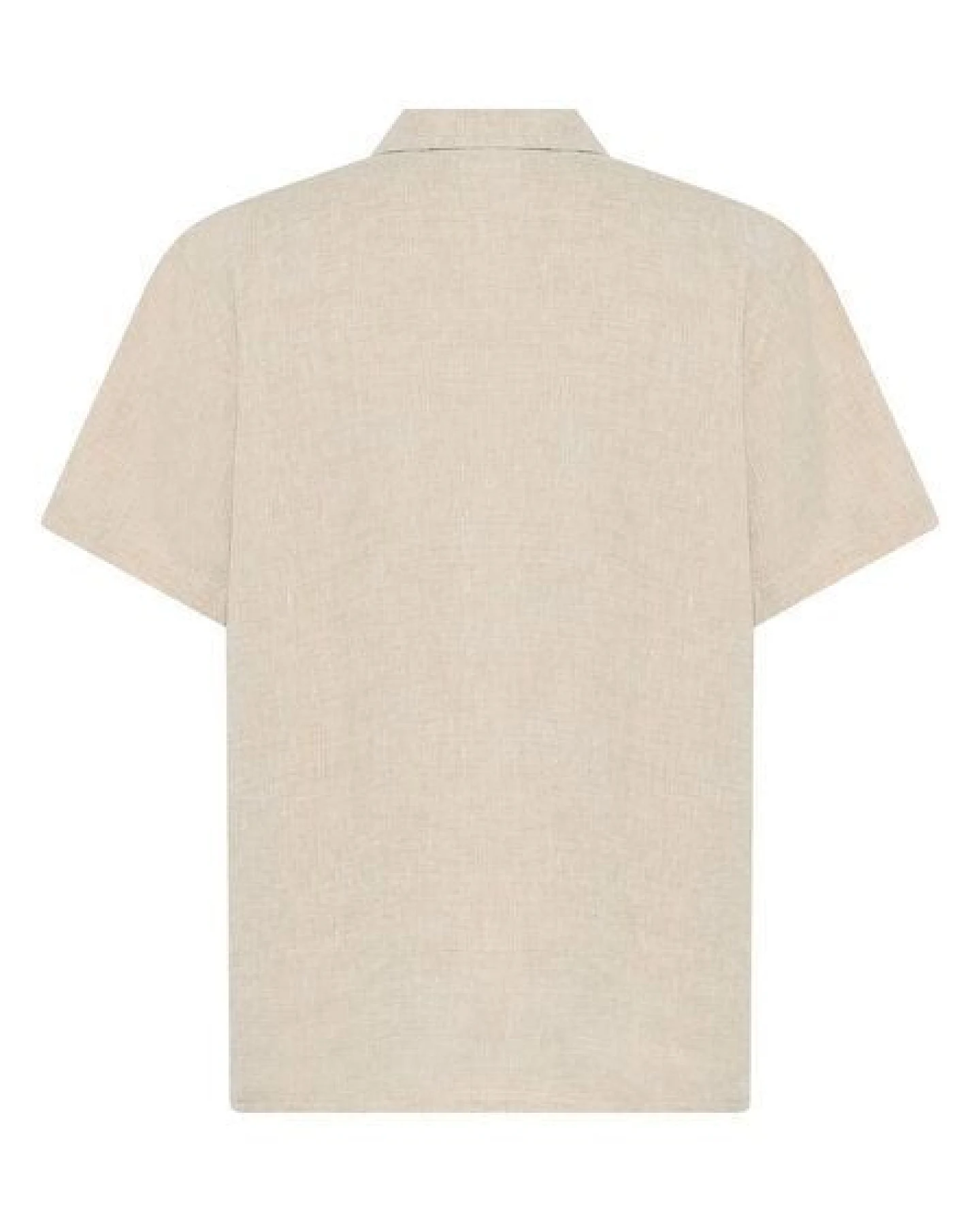 KnowledgeCotton Apparel Leinenhemd Box Fit - Short Sleeve - aus Bio-Leinen – Ansicht 3