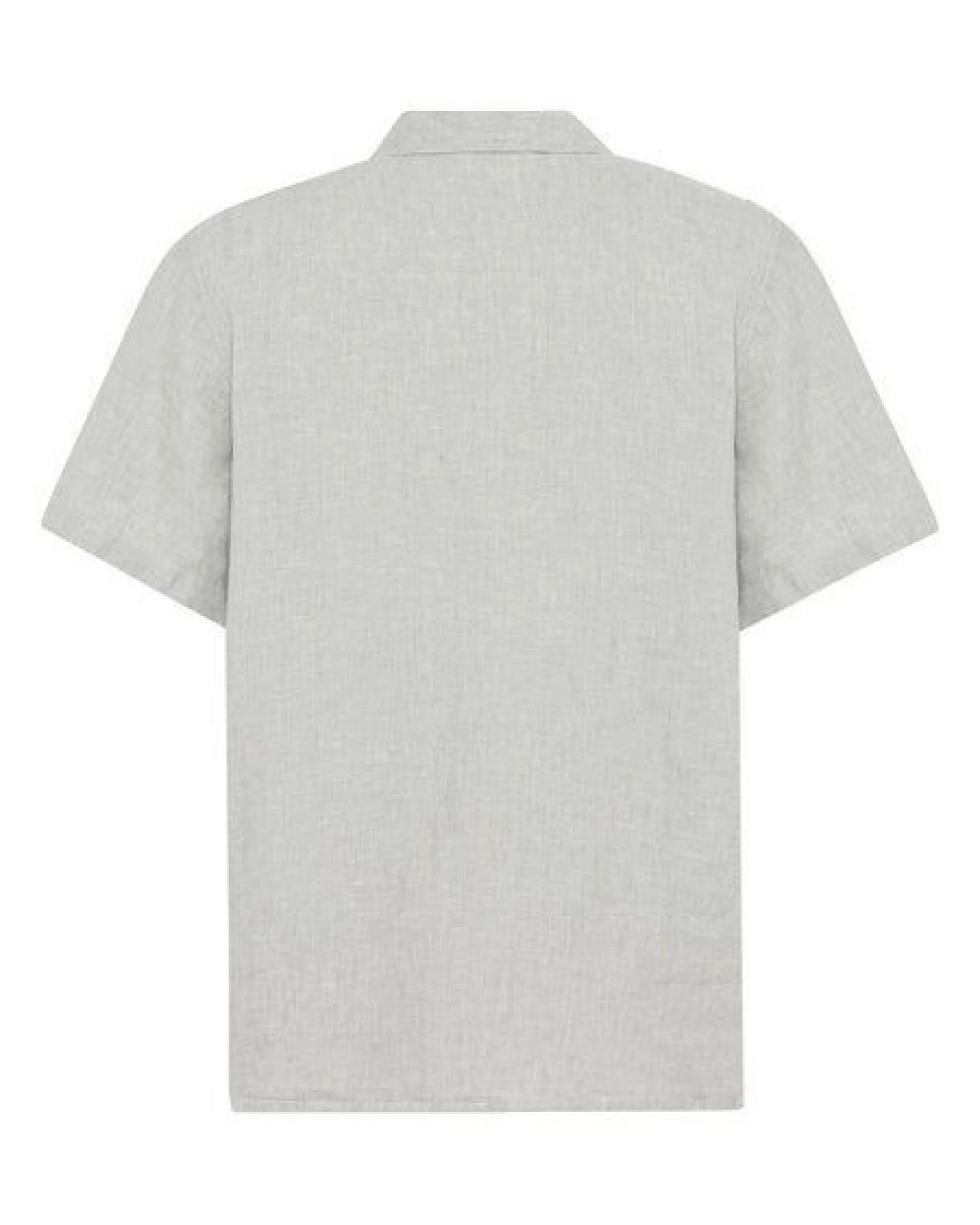 KnowledgeCotton Apparel Leinenhemd Box Fit - Short Sleeve - aus Bio-Leinen – Ansicht 3