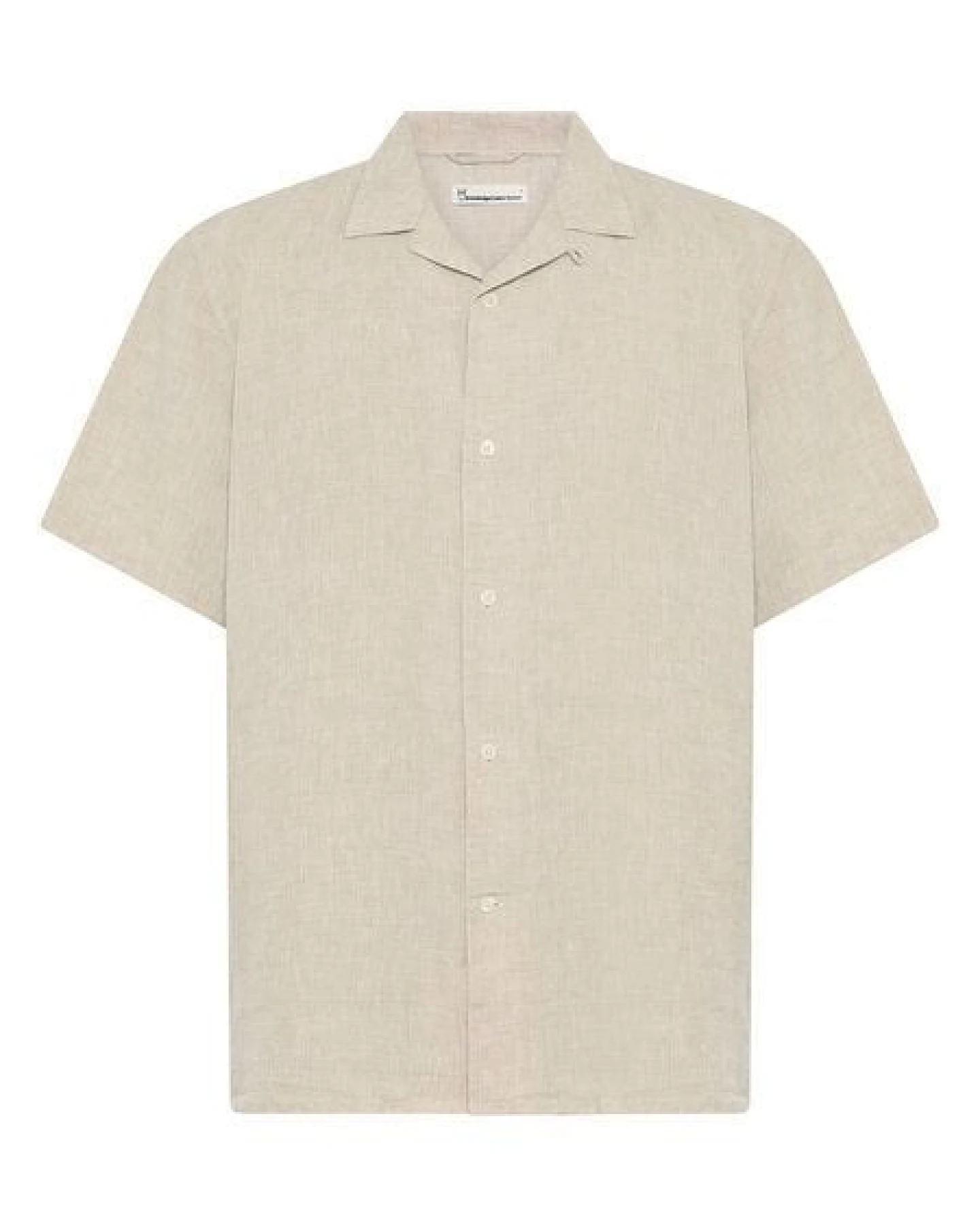 KnowledgeCotton Apparel Leinenhemd Box Fit - Short Sleeve - aus Bio-Leinen – Ansicht 4