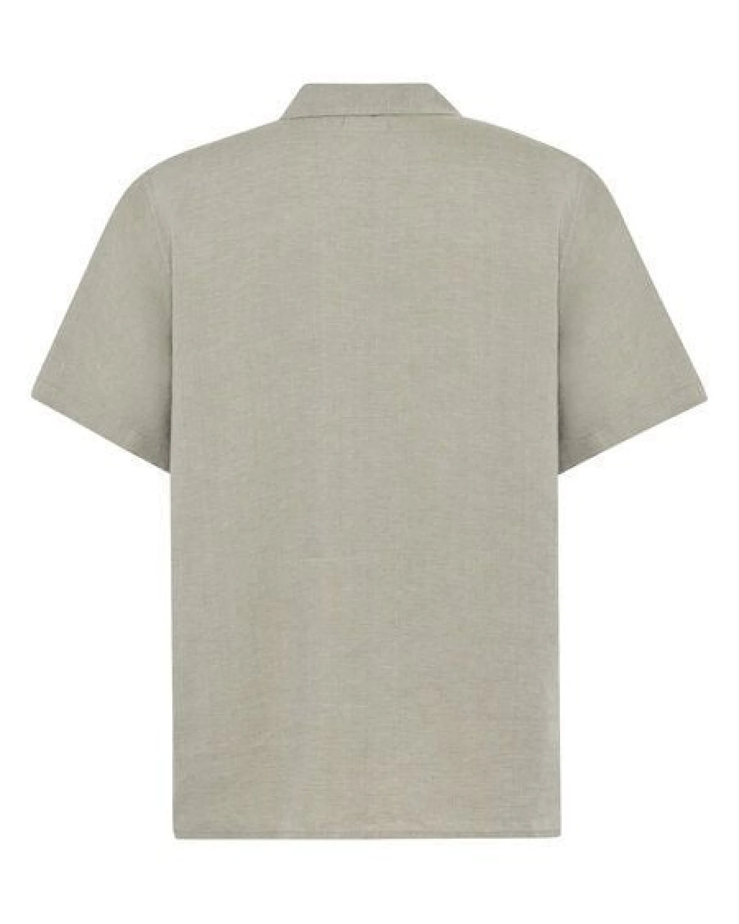 KnowledgeCotton Apparel Leinenhemd Box Fit - Short Sleeve - aus Bio-Leinen – Ansicht 3