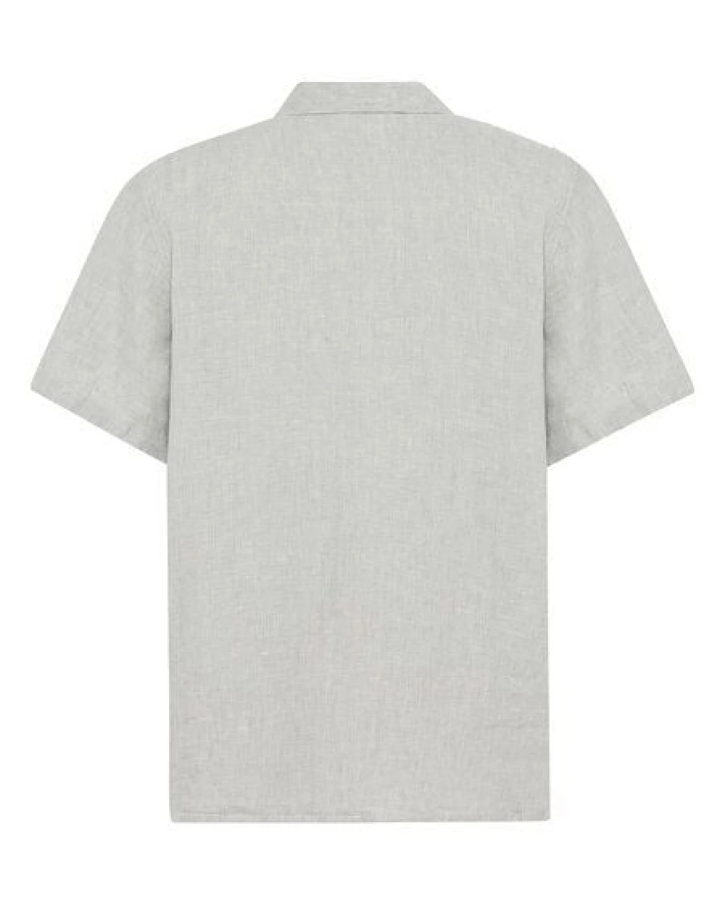 KnowledgeCotton Apparel Leinenhemd Box Fit - Short Sleeve - aus Bio-Leinen – Ansicht 3