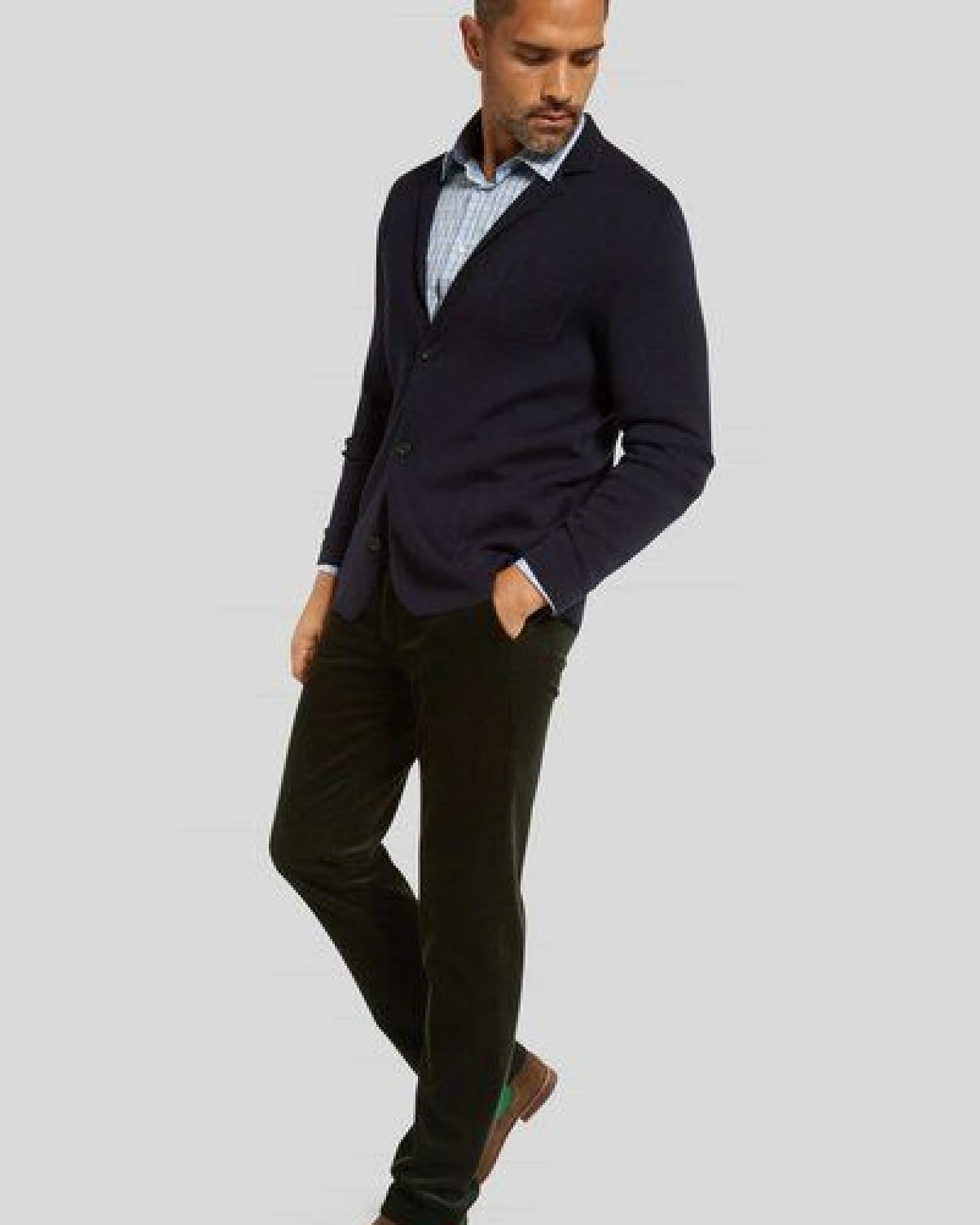MEYER Superstretch Premium Cord Chino – Ansicht 2