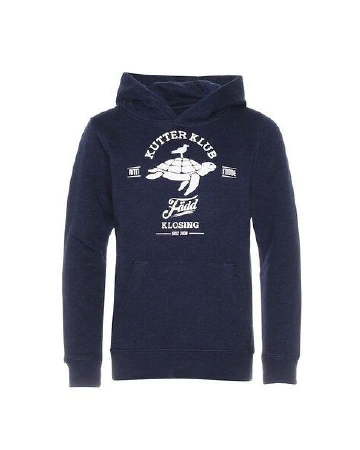 FÄDD Kinder Unisex Hoodie Bio-Baumwolle und recyceltem Polyester in Blau