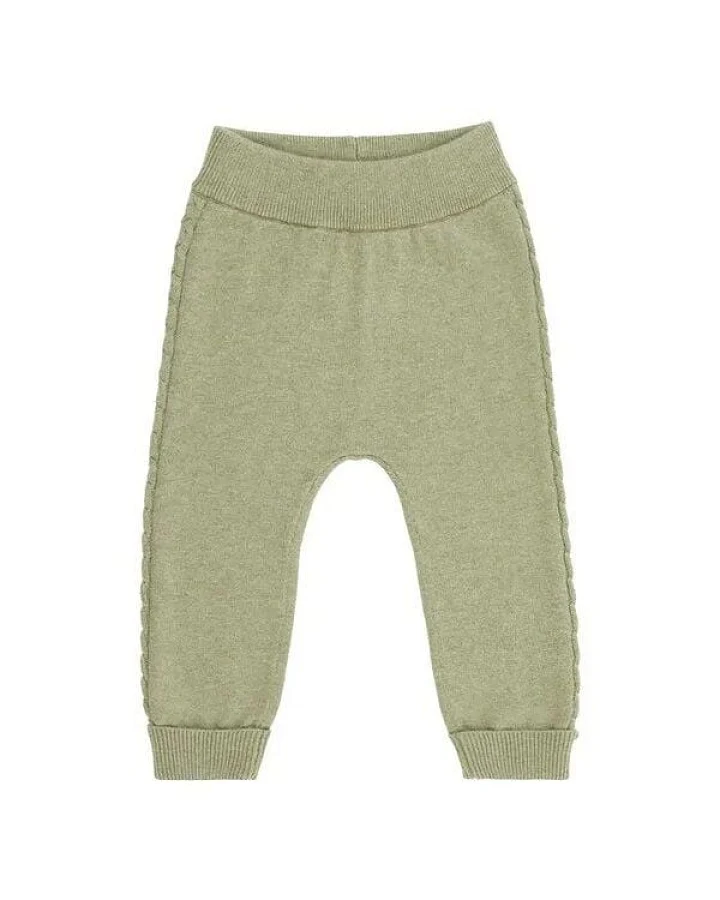 sense-organics Baby Hose Pablo von Sense Organics, Olive, Glattstrick GOTS