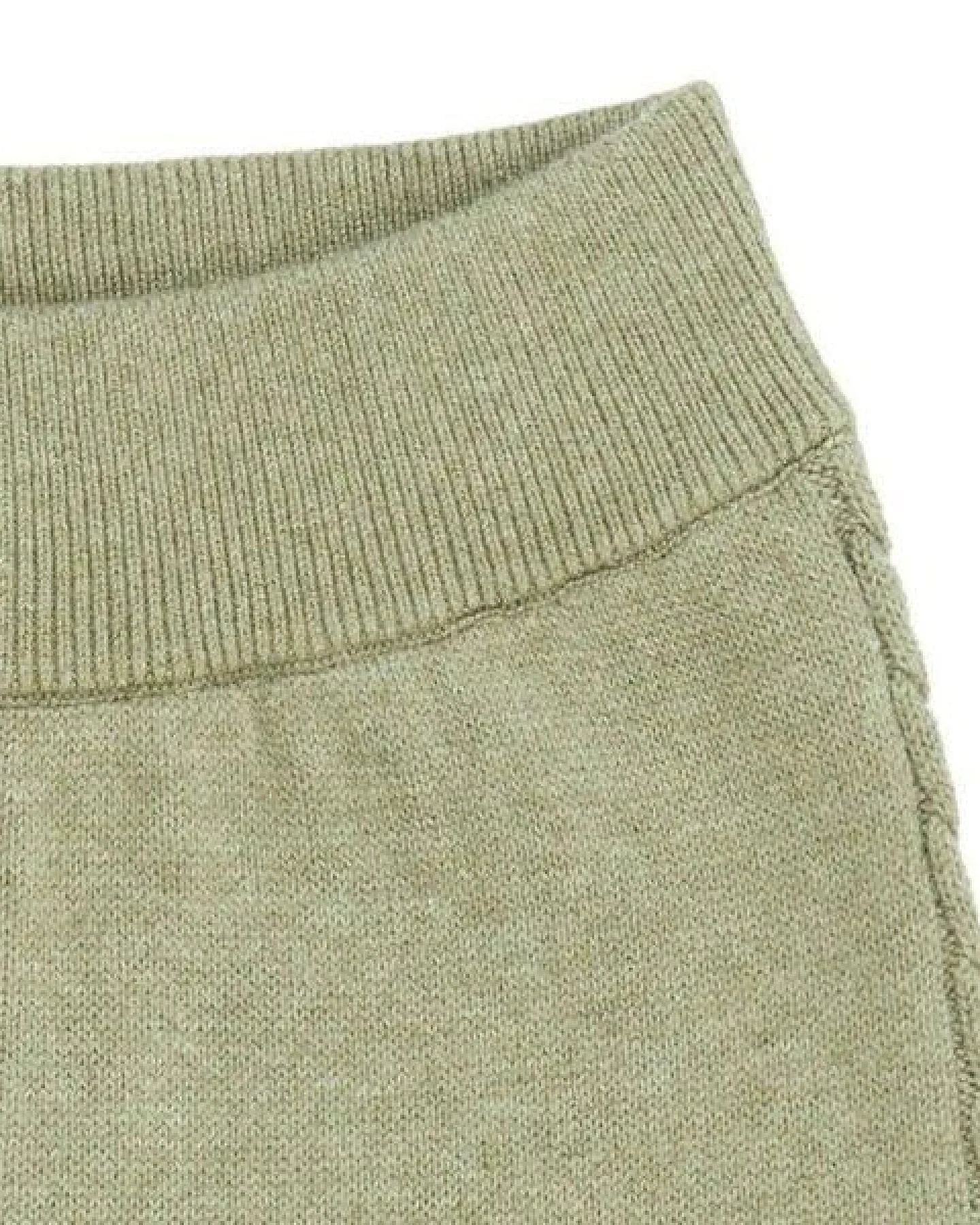 sense-organics Baby Hose Pablo von Sense Organics, Olive, Glattstrick GOTS – Ansicht 2