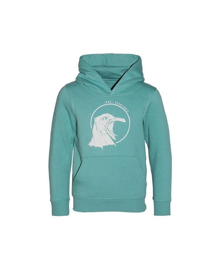 FÄDD Kinder Unisex Hoodie Bio-Baumwolle und recyceltem Polyester in Türkis