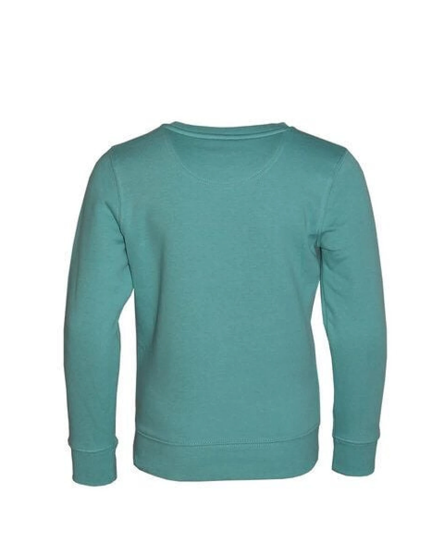 FÄDD Kinder Sweatshirt Pullover Bio-Baumwolle & recyceltem Polyester Türkis – Ansicht 3