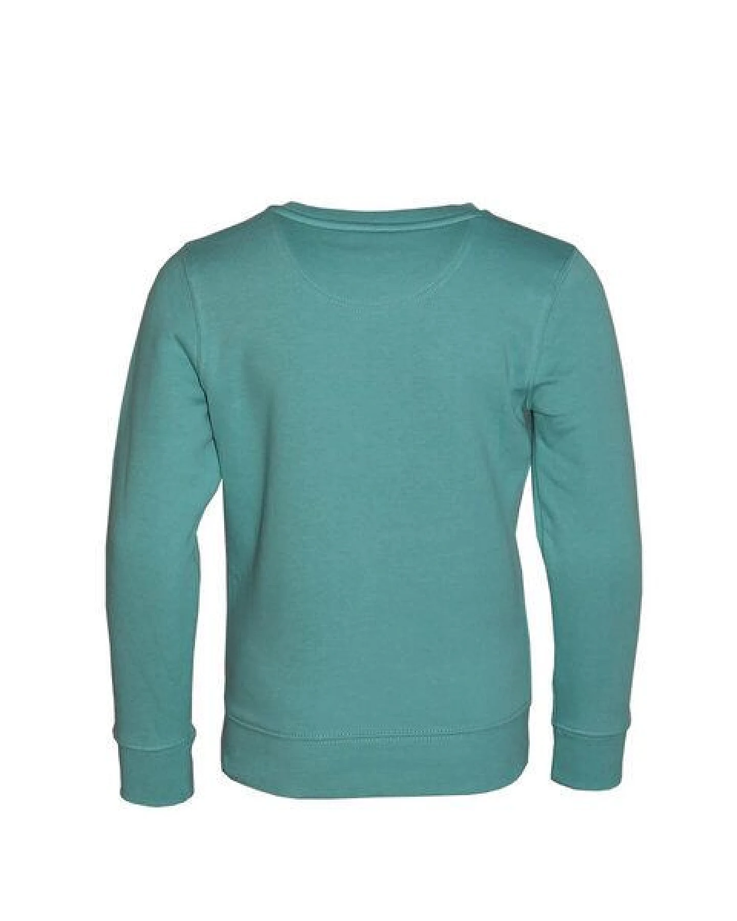 FÄDD Kinder Sweatshirt Pullover Bio-Baumwolle & recyceltem Polyester Türkis – Ansicht 3