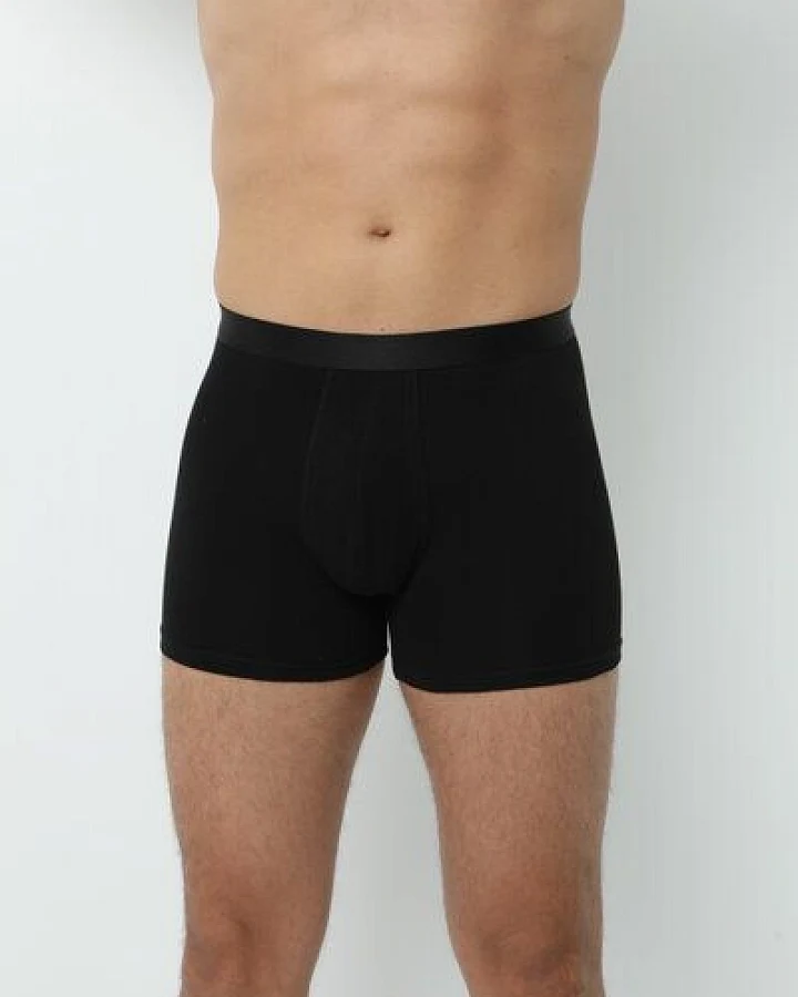 Bruno Barella Boxer Shorts aus Micromodal in Schwarz