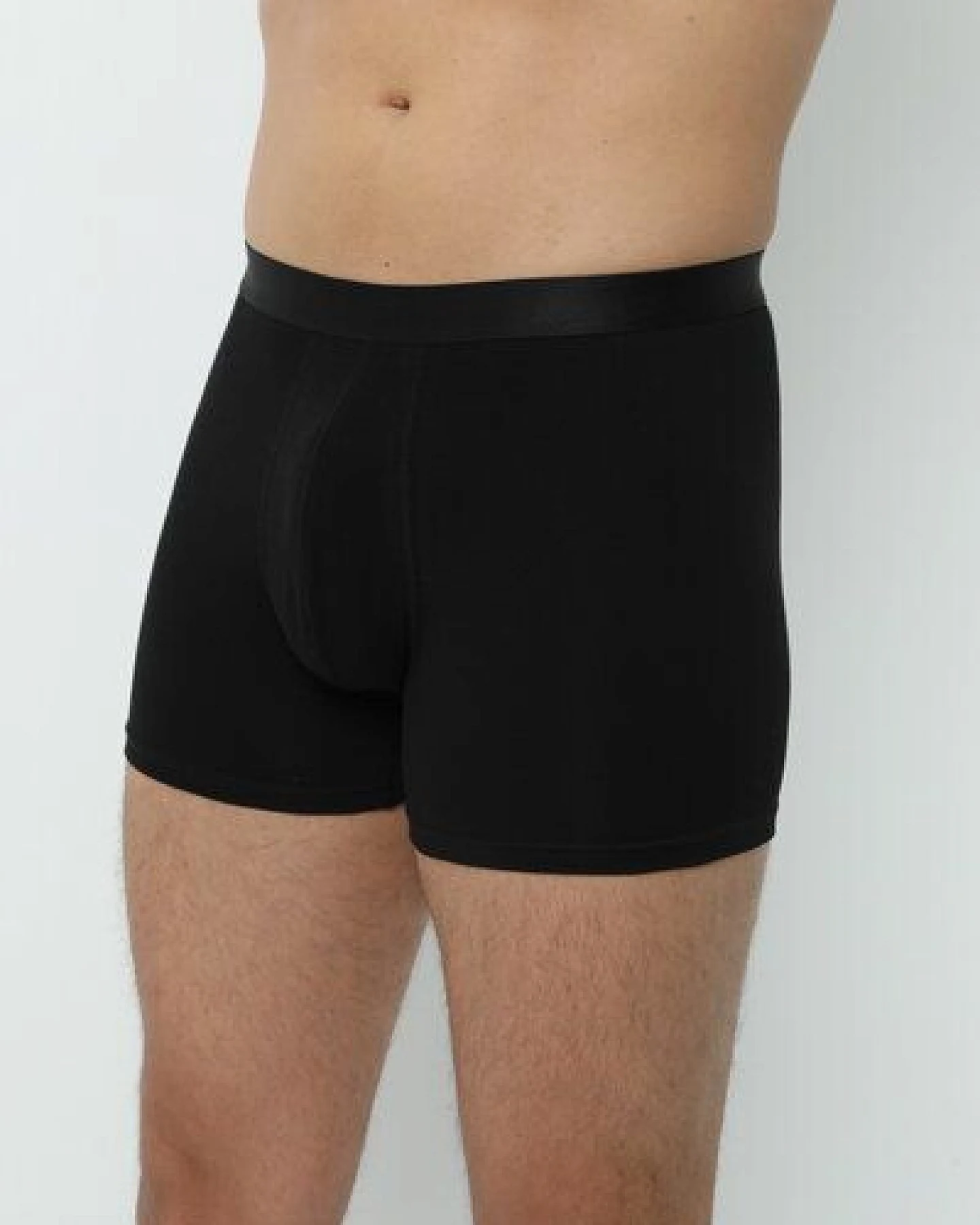 Bruno Barella Boxer Shorts aus Micromodal in Schwarz – Ansicht 2