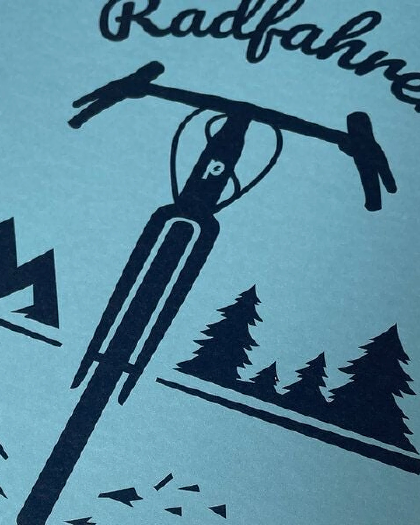 päfjes Radfahren ist schön / Gravel / Poster A4 – Ansicht 4