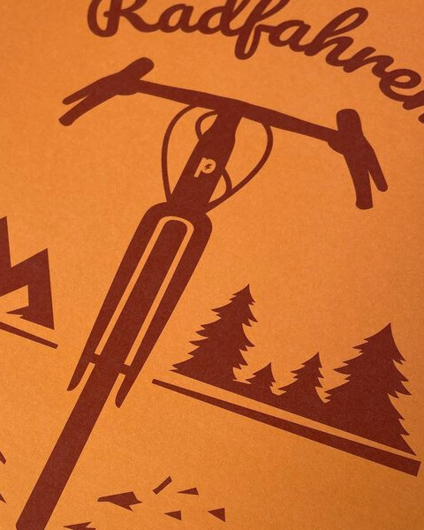 päfjes Radfahren ist schön / Gravel / Poster A4 – Ansicht 4