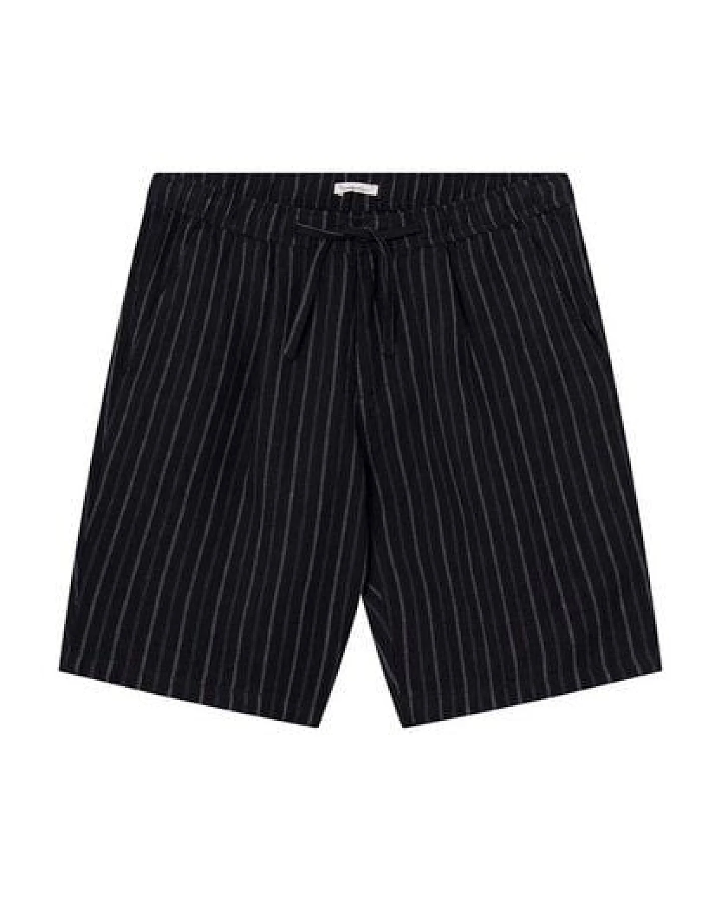KnowledgeCotton Apparel Loose Striped Shorts aus Bio-Leinen – Ansicht 4