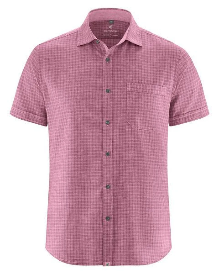 Hempage Herren Sommer Shirt Hanf Bio Baumwolle