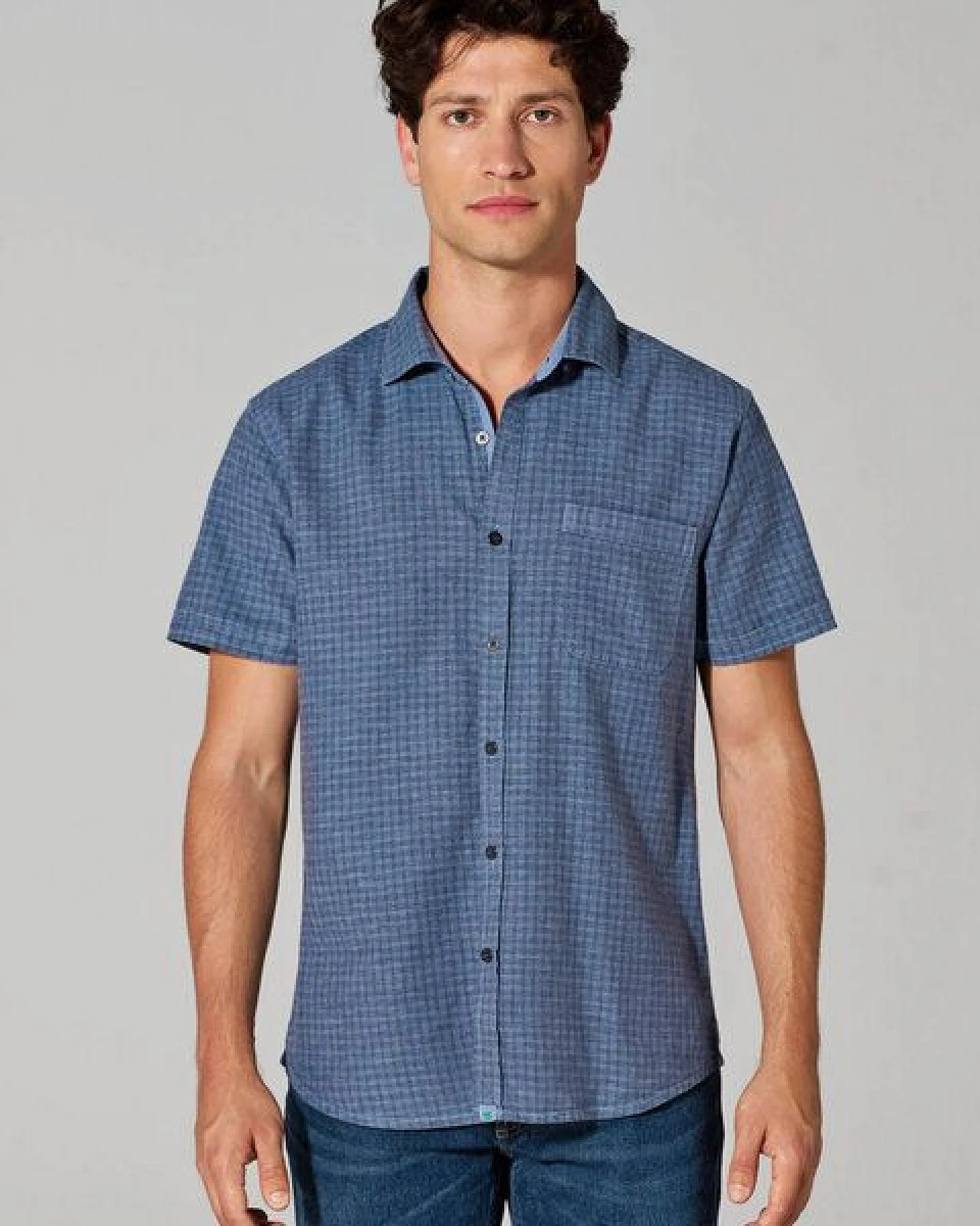 Hempage Herren Sommer Shirt Hanf Bio Baumwolle – Ansicht 2