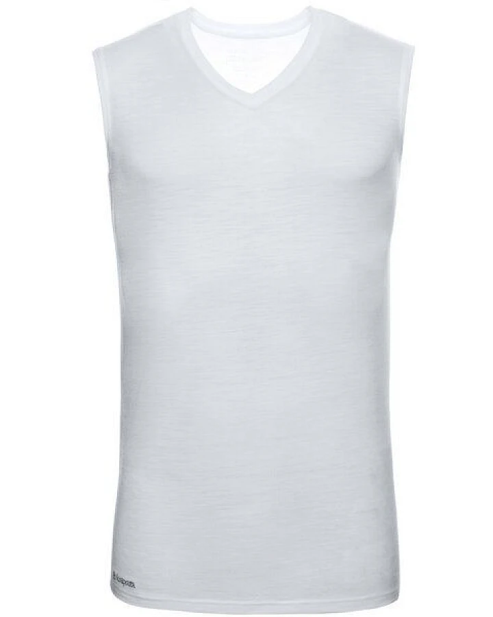 Kaipara - Merino Sportswear Merino Tank Top Slimfit V-Neck 150 Herren