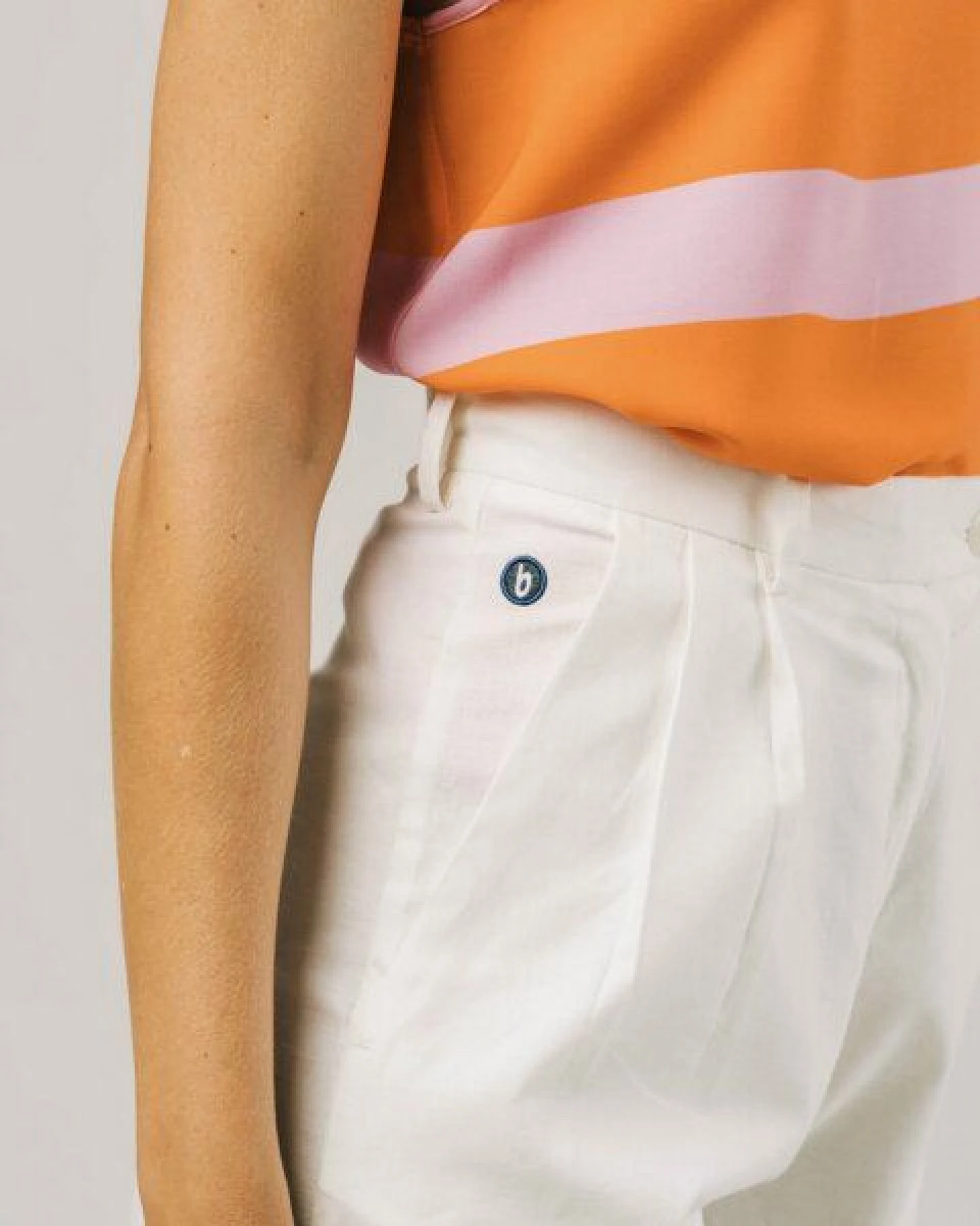 Brava Fabrics Tennis Short White – Ansicht 4