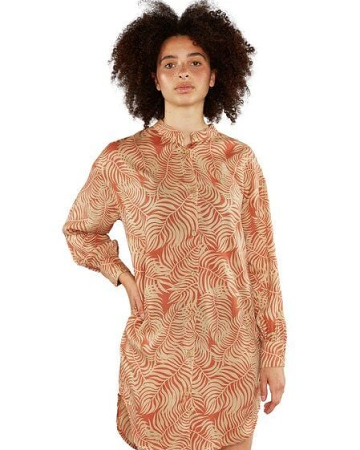DEDICATED Shirt Ljiunga Palm Leaves